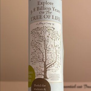 Tree of Life Educational Poster with Game and Leaflet. Poster is 24 x 36 inch.
